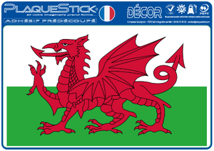 103 -Pays de Galles "Wales" Flag, Décor A6
