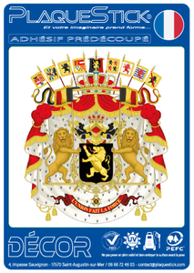 106 -Belgique "Blason-Wappen" Décor PlaqueStick