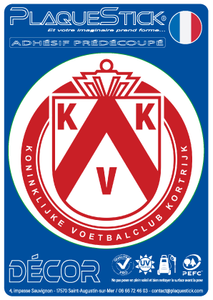 106 -Belgique "Kortrijk" KV, Décor PlaqueStick