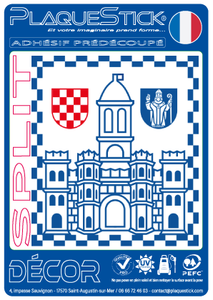 110 -Croatie "Hrvatska" -Split, Décor A6