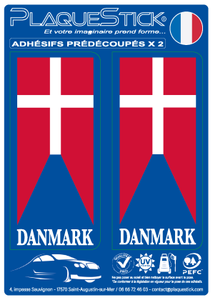 111 -Danemark "Danmark" -Banner
