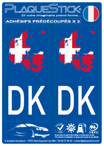 111 -Danemark "Danmark" Kort