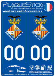 112 -Espagne "Espana" -Palma de Mallorca, Escudo de armas