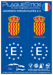 112 -Espagne "Espana" -Tarragona PlaqueStick