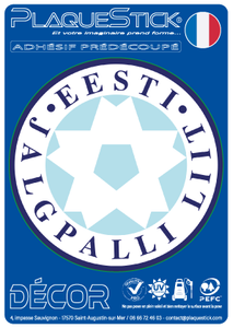 113 -Estonie "Eesti" Algpalli Liit, Décor PlaqueStick