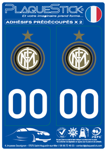 117 -Italie "Italia" -Milano Inter PlaqueStick