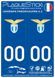 117 -Italie "Italia" -Roma S.S. Lazio PlaqueStick