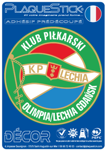 118 -Pologne "Polska" -Gdansk Piłkarski, Décor PlaqueStick