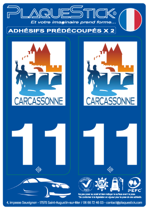 11 -Carcassonne PlaqueStick