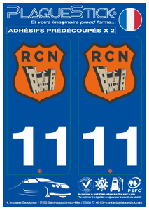 11 -Carcassonne "RCN" PlaqueStick