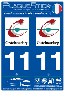 11 -Castelnaudary PlaqueStick