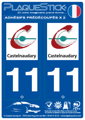 11 -Castelnaudary PlaqueStick