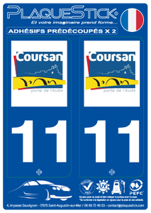 11 -Coursan PlaqueStick