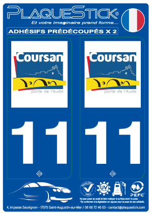 11 -Coursan PlaqueStick