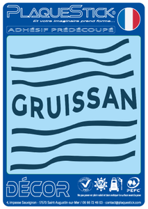 11 -Gruissan "Décor" PlaqueStick