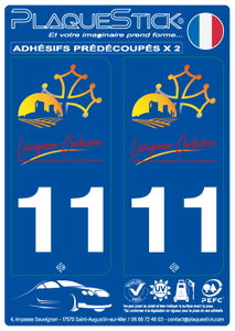 11 -Lézignan-Corbières PlaqueStick