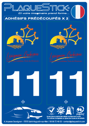 11 -Lézignan-Corbières PlaqueStick