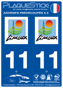 11 -Limoux PlaqueStick