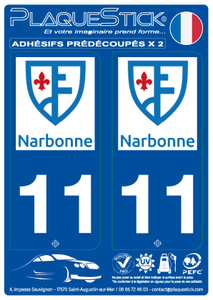 11 -Narbonne PlaqueStick