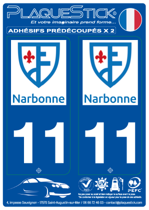 11 -Narbonne PlaqueStick