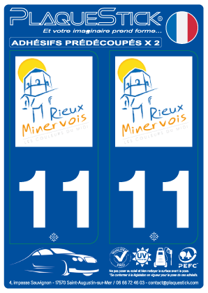 11 -Rieux-Minervois PlaqueStick