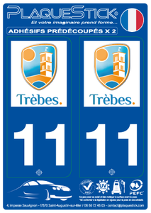 11 -Trèbes PlaqueStick