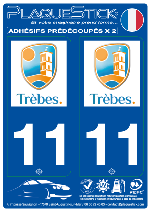 11 -Trèbes PlaqueStick