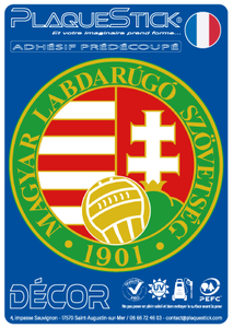 125 -Hongrie "Magyarorszag" -Futball csapat, Décor PlaqueStick