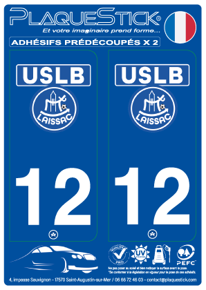 12 -Laissac PlaqueStick