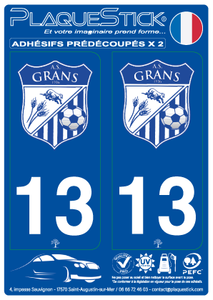13 -Grans "AS" PlaqueStick