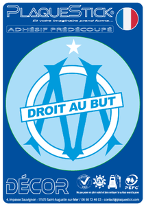 13 -Marseille "OM" Décor, rond