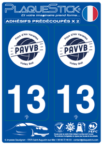 13 -Venelles "PAVVB" PlaqueStick
