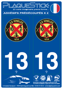 13 -Venelles "US" PlaqueStick