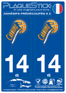 14 -Cabourg "Basket" PlaqueStick