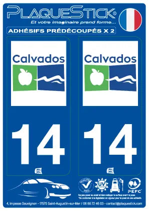 14 -Calvados PlaqueStick