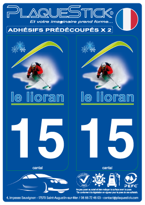 15 -le Lioran PlaqueStick