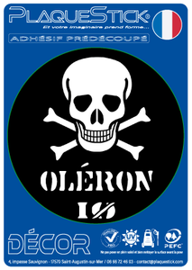 17 -Île d'Oléron "Pirate" Décor, rond