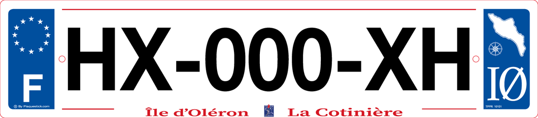 17 -Plaque immatriculation 