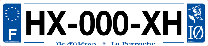 17 -Plaque immatriculation 