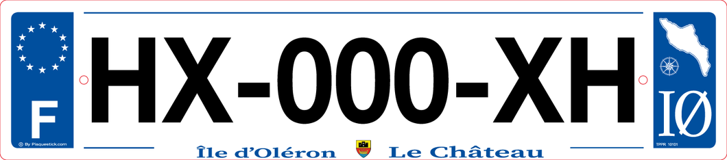 17 -Plaque immatriculation 