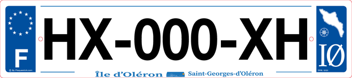 17 -Plaque immatriculation 
