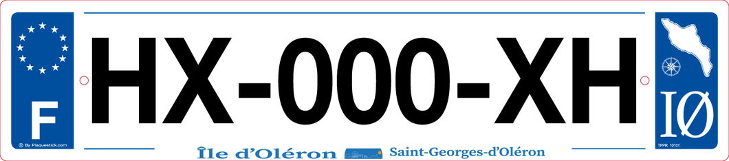 17 -Plaque immatriculation 
