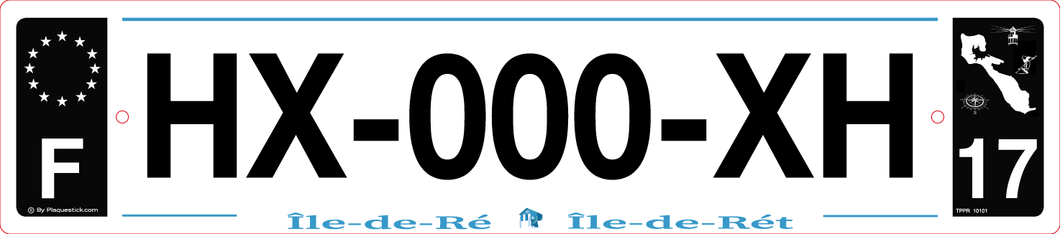 17 -Plaque immatriculation 