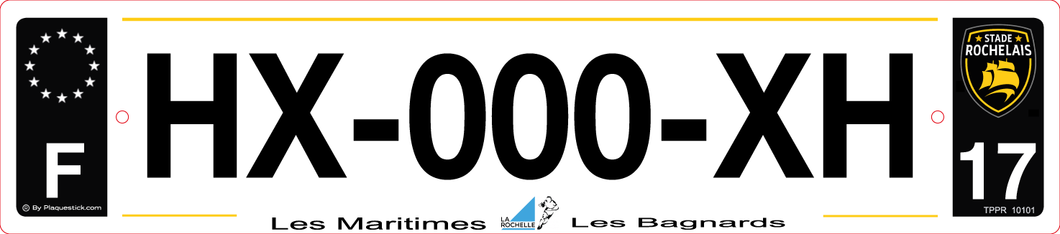 17 -Plaque immatriculation 
