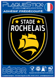 17 -La Rochelle "Stade Rochelais", Décor PlaqueStick