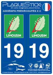 19 -Limousin PlaqueStick