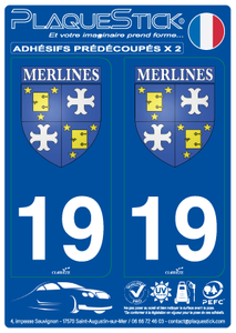 19 -Merlines "Blason"