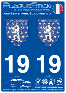19 -Saint-Bonnet-près-Bort "Blason"