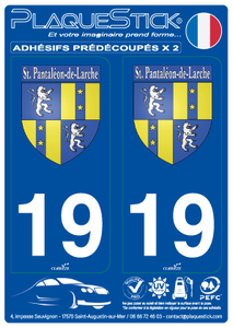 19 -Saint-Pantaléon-de-Larche "Blason"
