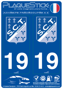 19 -Tulle "SCT" PlaqueStick